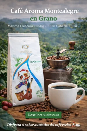 Café Aroma Montealegre en Grano – 250 g